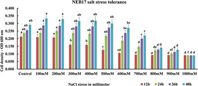 Thuricin17 Production and Proteome Differences in Bacillus thuringiensis NEB17 Cell-Free Supernatant Under NaCl Stress
